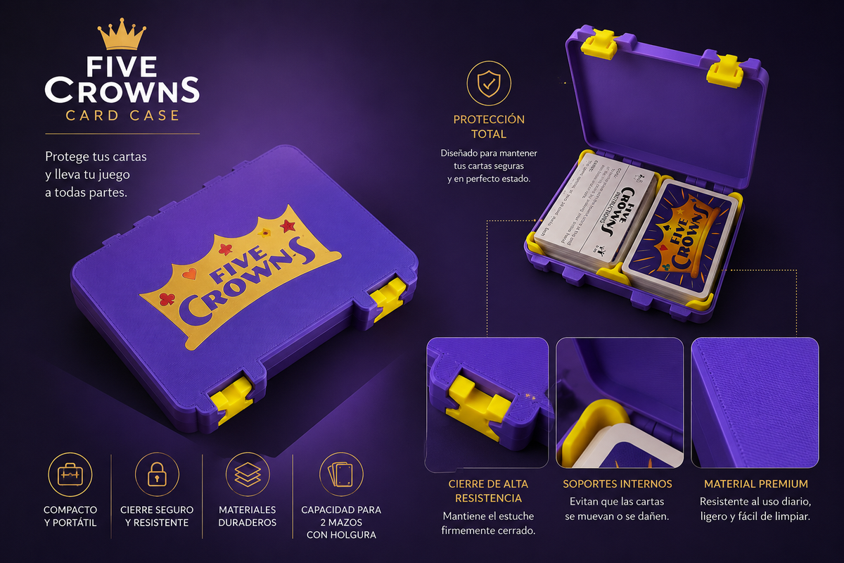 Estuche para juegos de cartas