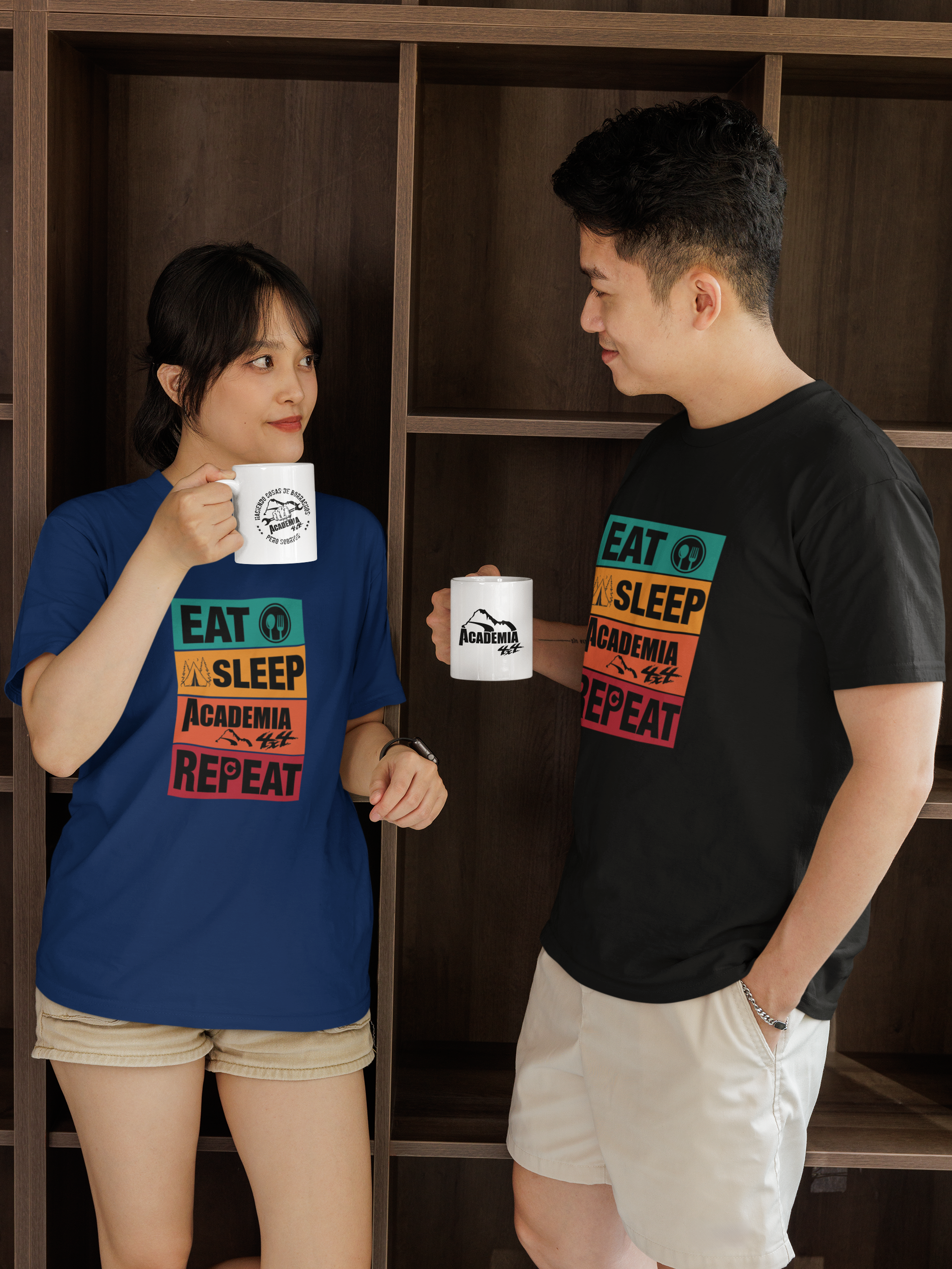 Camiseta - EAT, SLEEP,ACADEMIA 4X4, REPEAT
