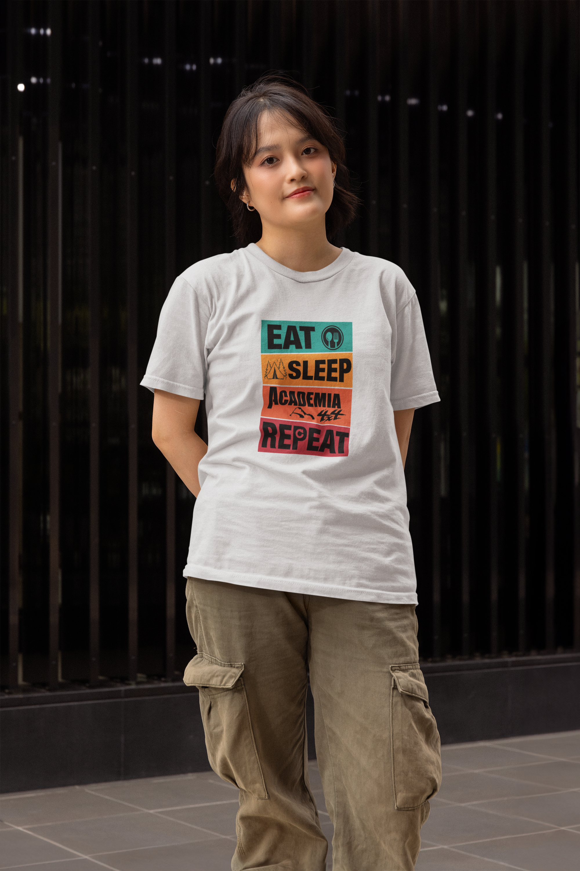 Camiseta - EAT, SLEEP,ACADEMIA 4X4, REPEAT