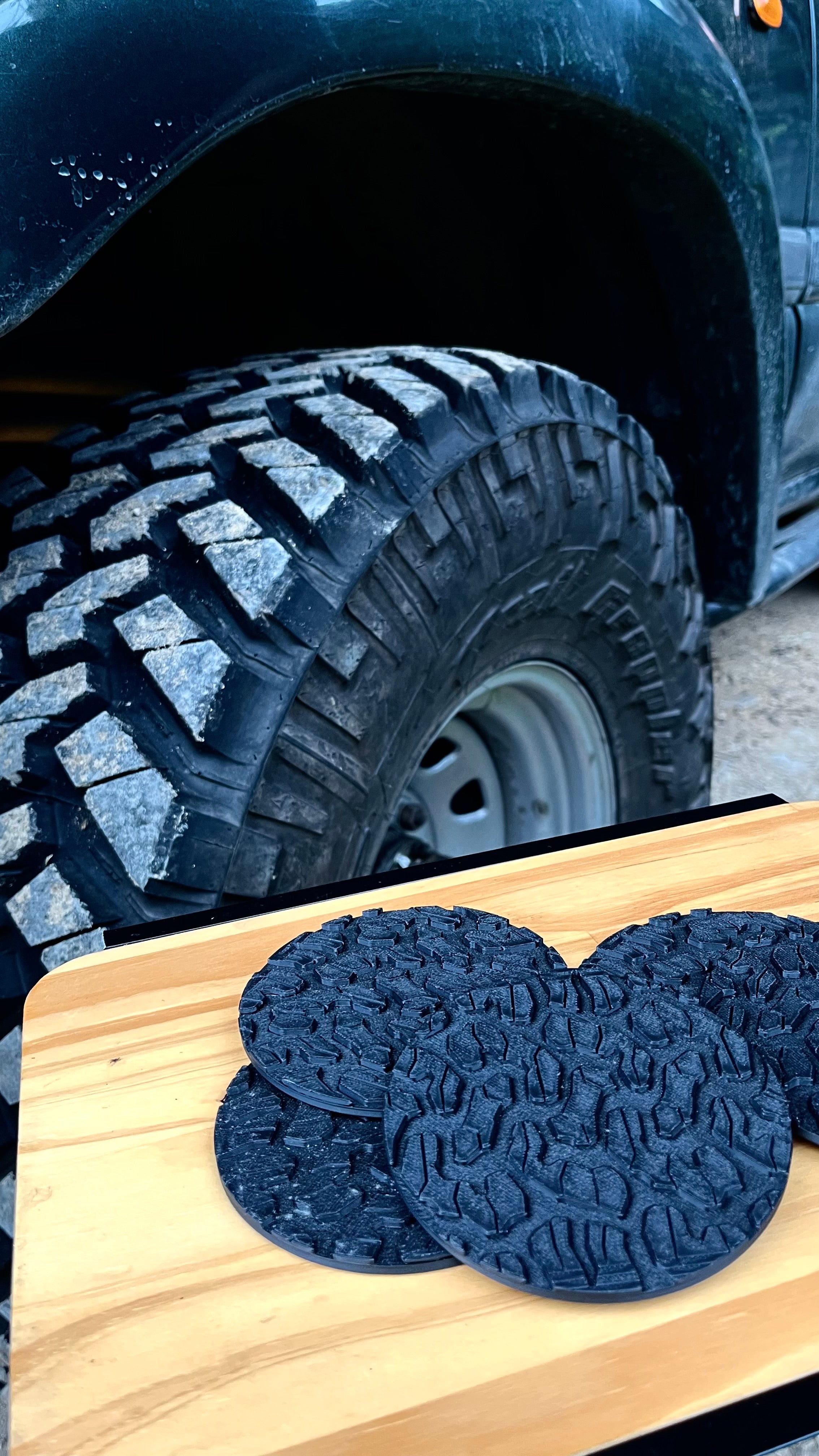 Off-Road Style Coasters